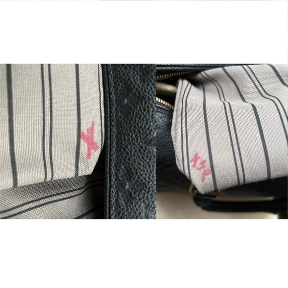 LOUIS VUITTON Empreinte Speedy Bandouliere 30 Black - Picture 15 of 16